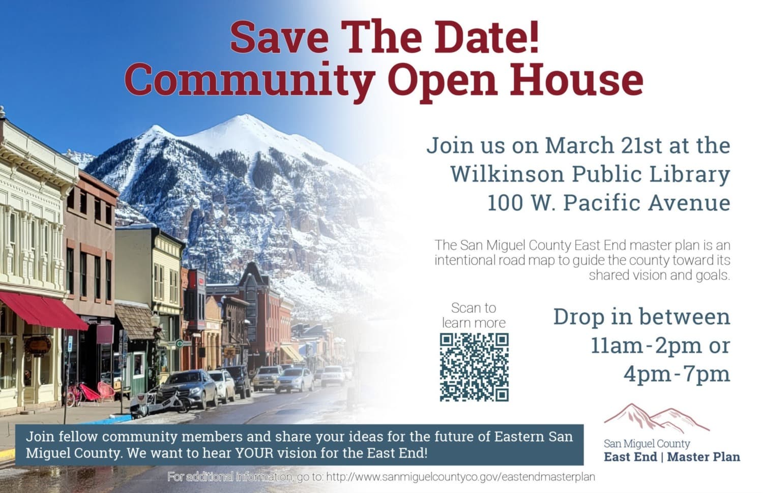 Life@Telluride: Community Open House for East End Master Plan — featured image