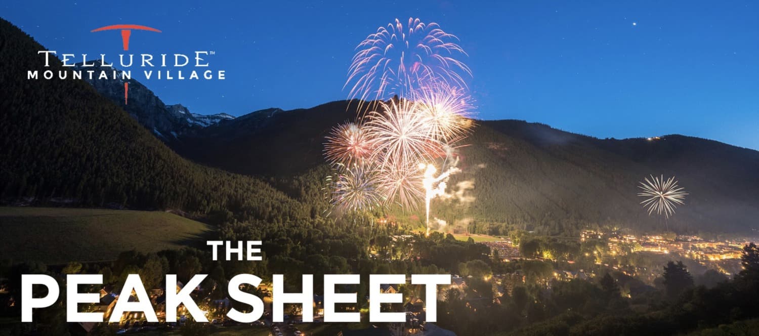 PEAK SHEET: WHAT'S HAPPENING IN TELLURIDE & MOUNTAIN VILLAGE (August 4 - 10) — featured image