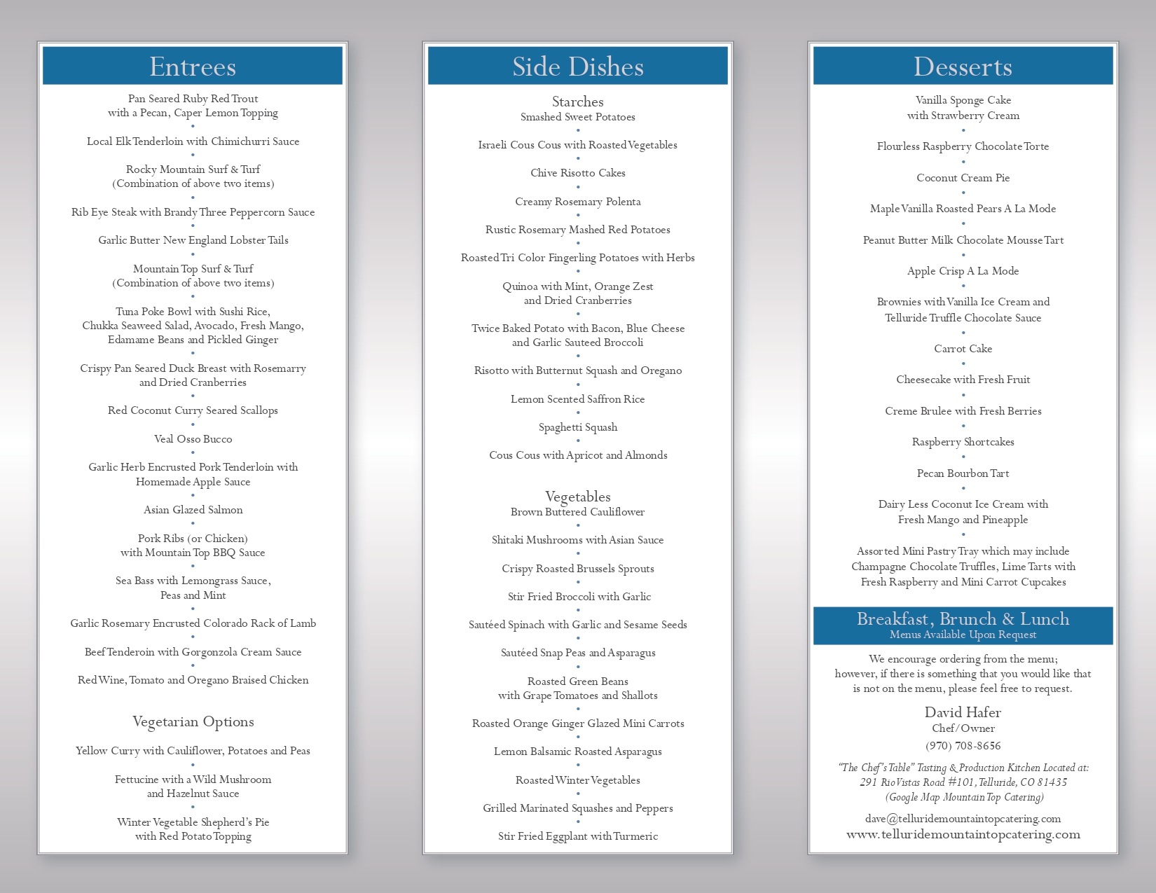 Discover Mountain Top Catering's New Winter Menu  — photo 2
