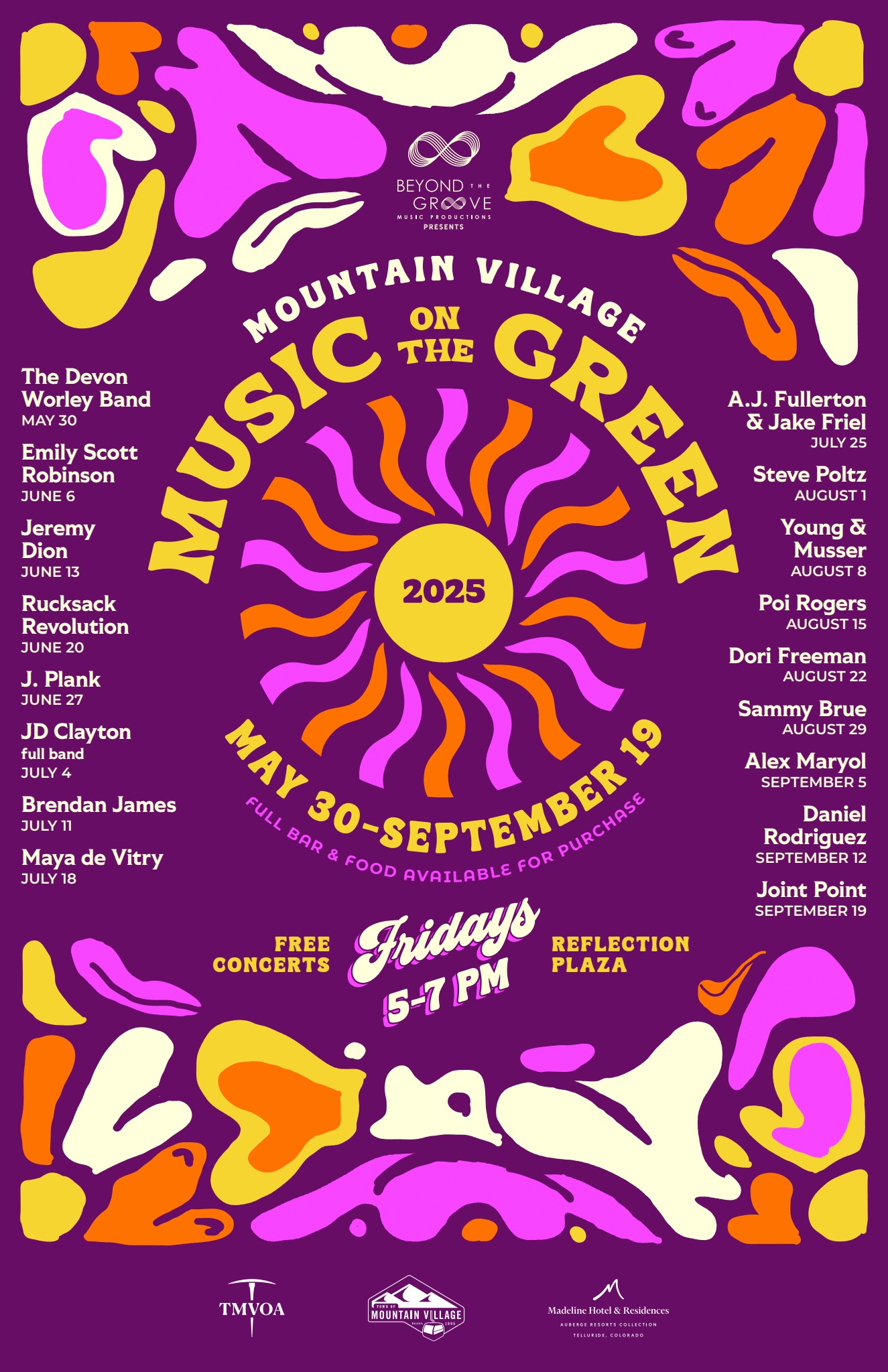 Get Ready to Groove: Free 2025 Music on the Green Concerts Every Friday in Mountain Village — photo 1