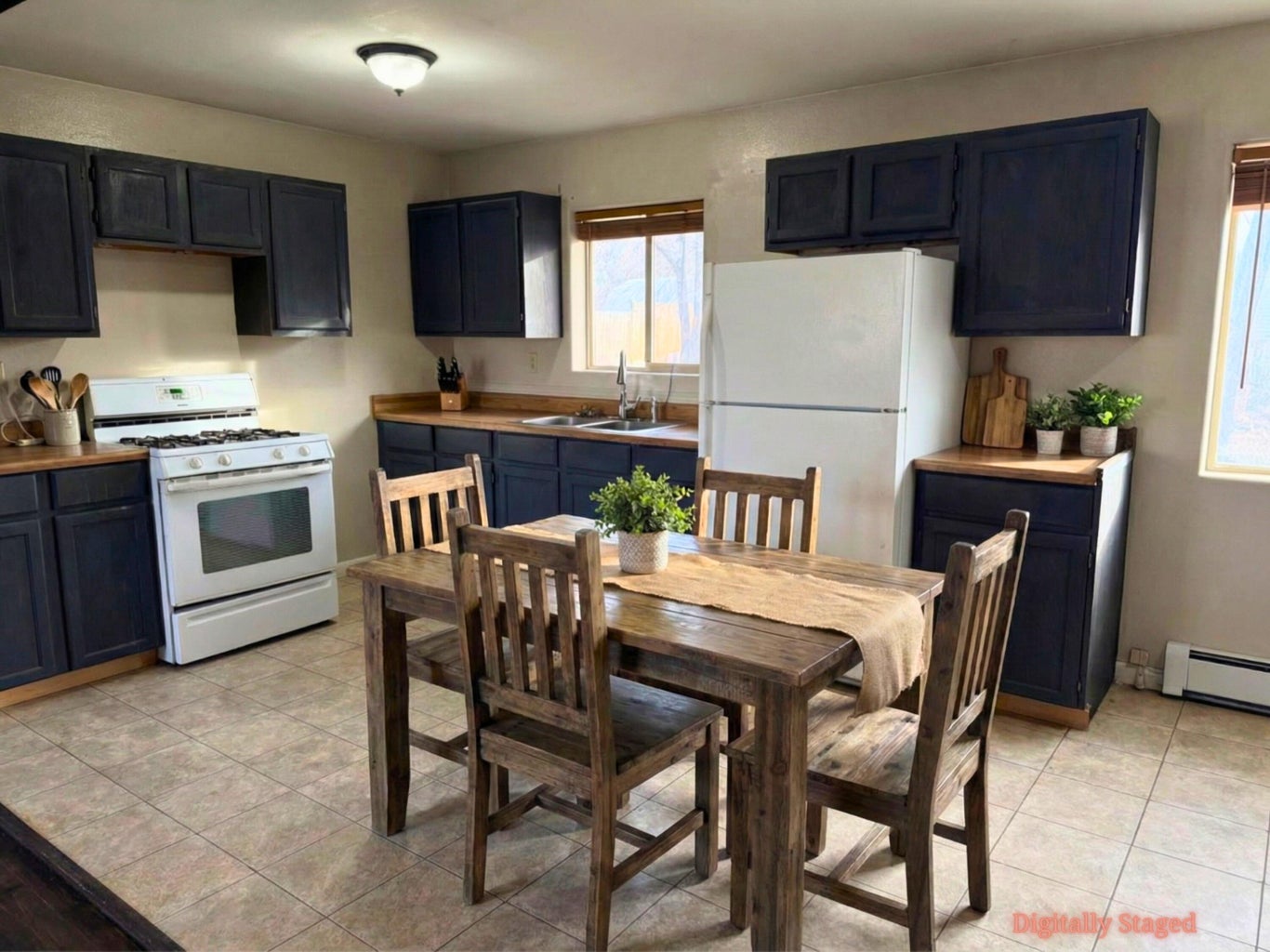 Digitally Staged Kitchen 1