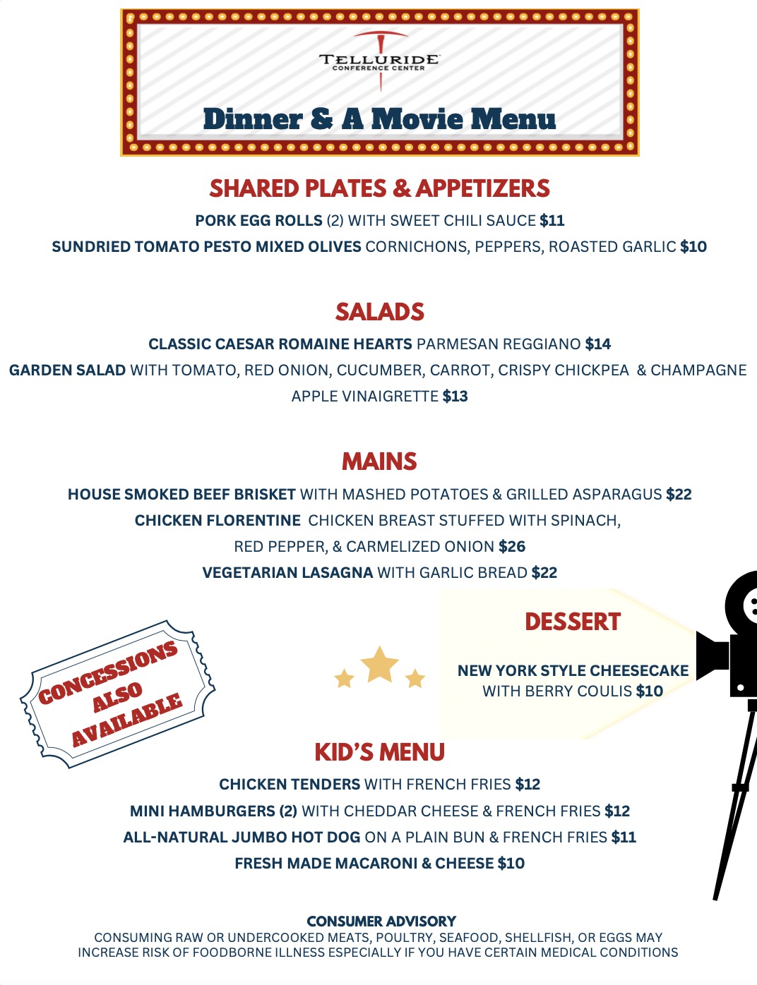 Mountain Village Presents: Dinner & A Movie this Thanksgiving Weekend  — photo 2