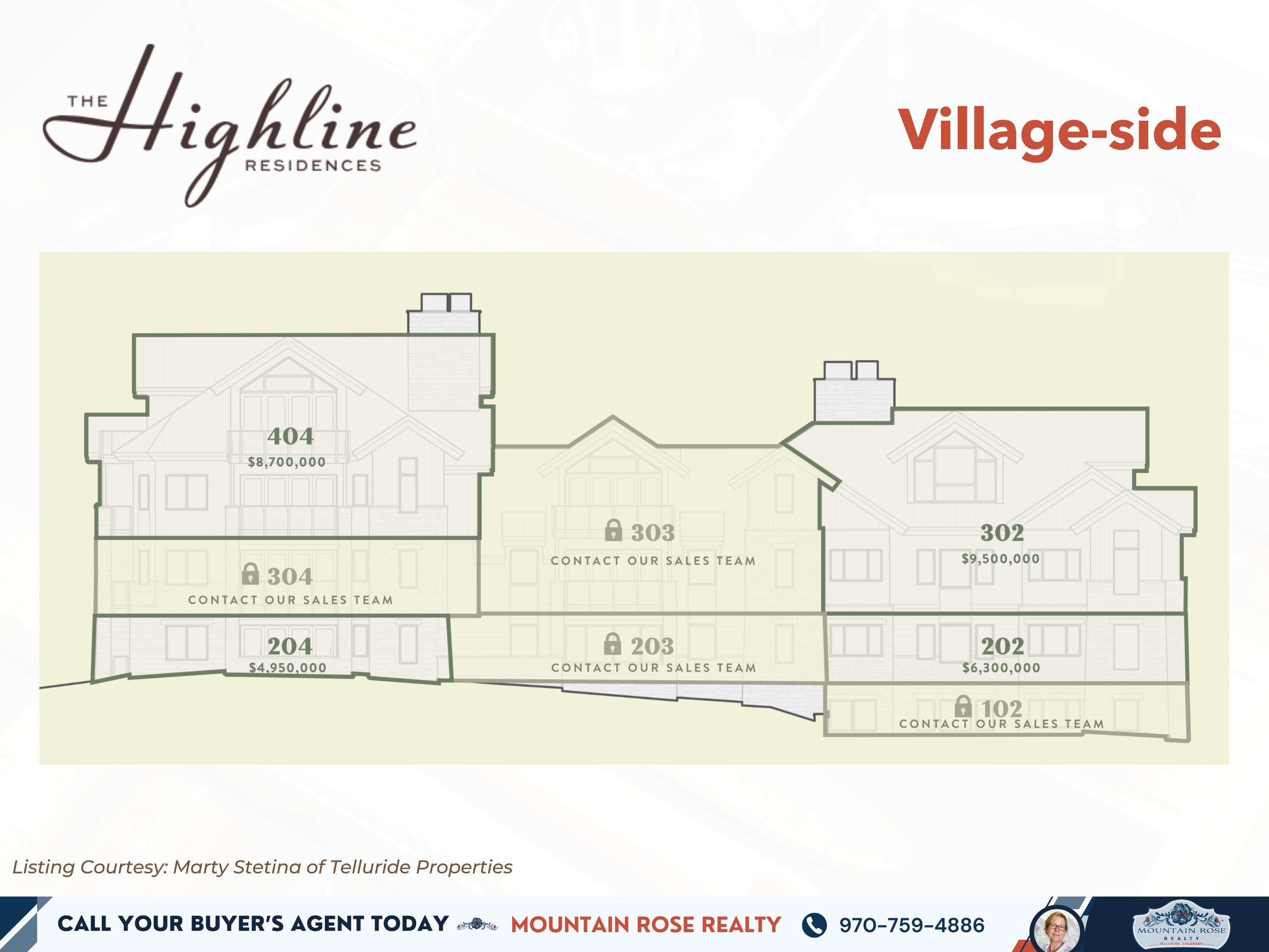 SNEAK PEEK ON HIGHLINE RESIDENCES PRICE LIST: Luxury Living in Telluride — photo 1